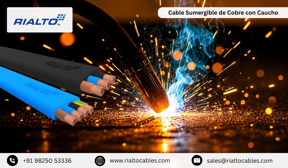 Cable Sumergible de Cobre con Caucho