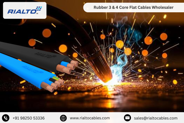 Rubber 3 & 4 Core Flat Cables Wholesaler